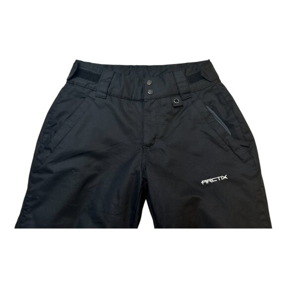 Arctix Women's Black Snow Pants Durable Weather Resistant Fabric - Size S/P - Picture 6 of 10